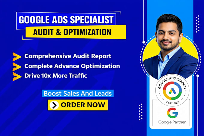audit and optimize google ads PPC campaign, performance max as a SEM specialist