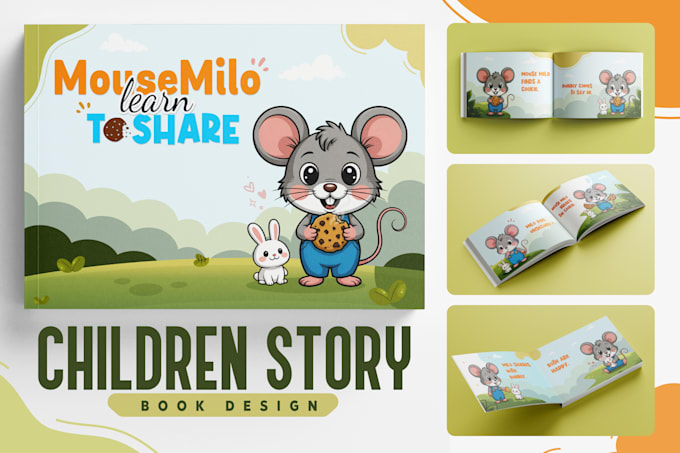 create vibrant children book illustrations and storybook covers