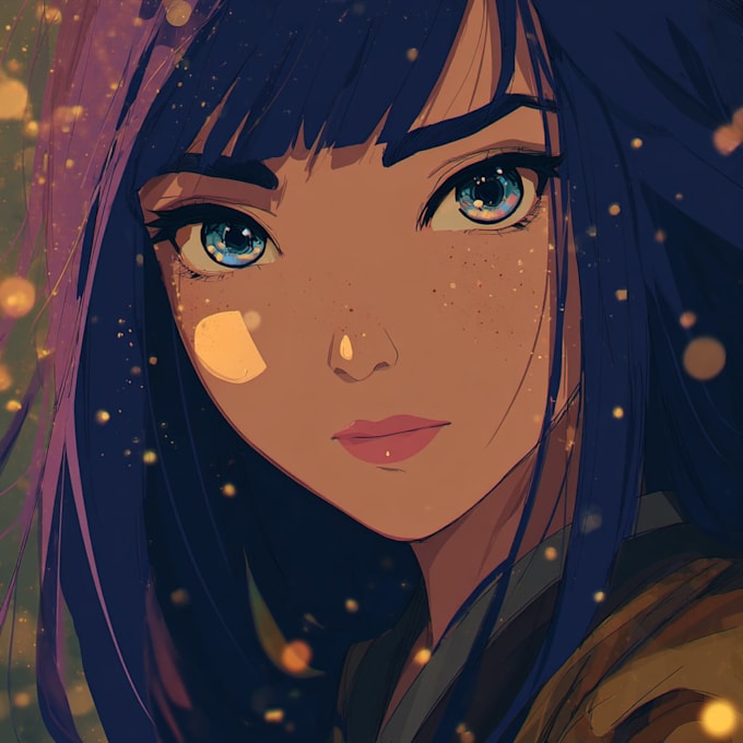 make anime portrait illustration