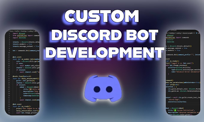 Custom Built Bot Develop a professional custom discord bot by Zqdev87 | Fiverr
