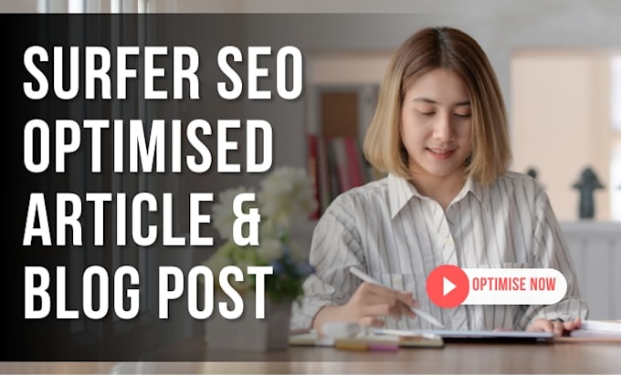 do surfer SEO optimised blog posts and article writing on your niche