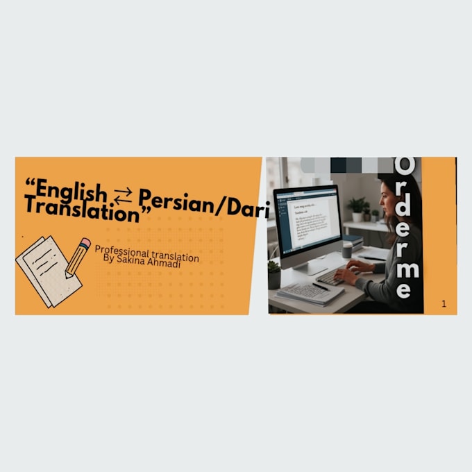 do accurate english to dari translation within 24 hours