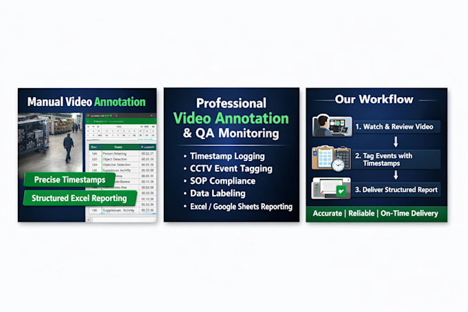 do video annotation with QA reporting
