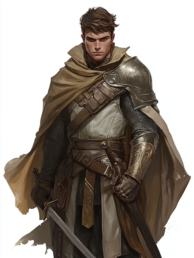 fantasy dnd character illustration