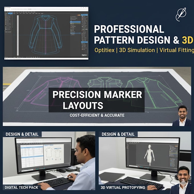 provide production ready digital patterns and markers