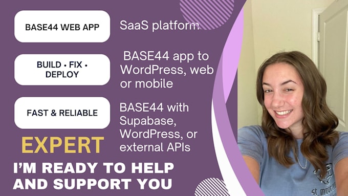 build, fix, debug, depoly base44 expert, base44 web app, saas or ai mvp