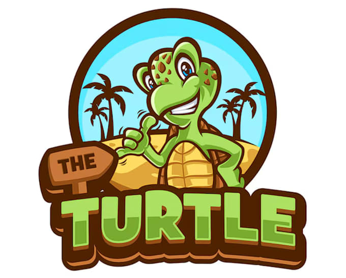 design amazing turtle logo with free source files