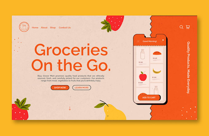 design and develop a webflow website
