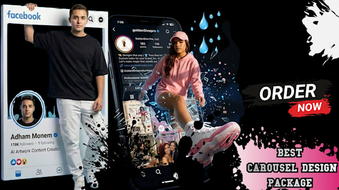 do meta ads post, create facebook ads carousel post and instagram carousel ads