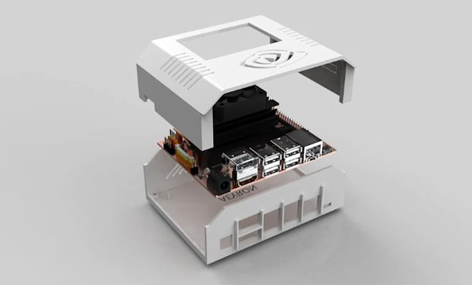 design custom product casing electronic enclosure pcb case 3d printing enclosure