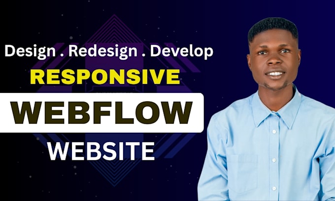 Design redesign develop webflow website, webflow expert, create figma ...