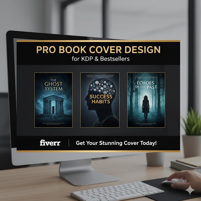 design a creative ebook, paperback, and hardcover for KDP