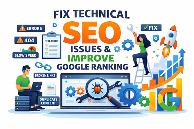 fix technical SEO issues and improve google ranking