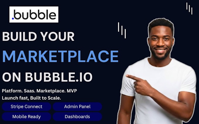 build a bubbleio marketplace saas mvp platform bubble mobile app bubble webapp