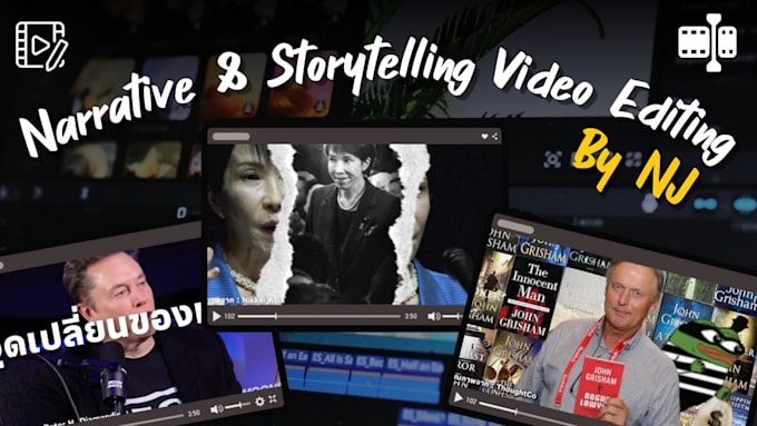 provide professional narrative video editing