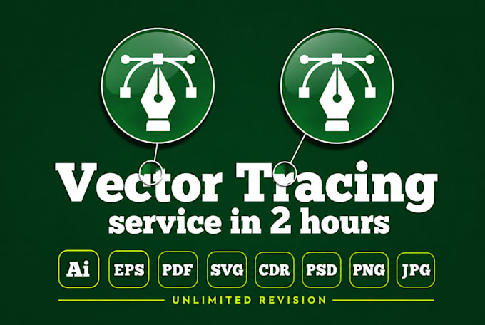 vectorize, fix, edit or redesign your logo