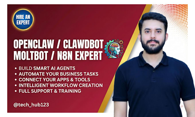setup or built openclaw, clawdbot, moltbot or n8n ai agent