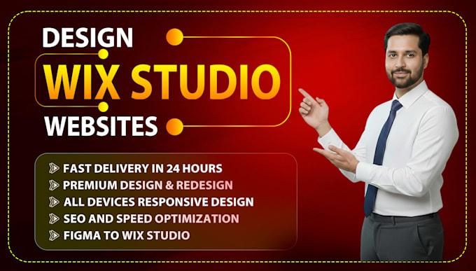 convert figma to wix studio, wix website development, and wix website redesign