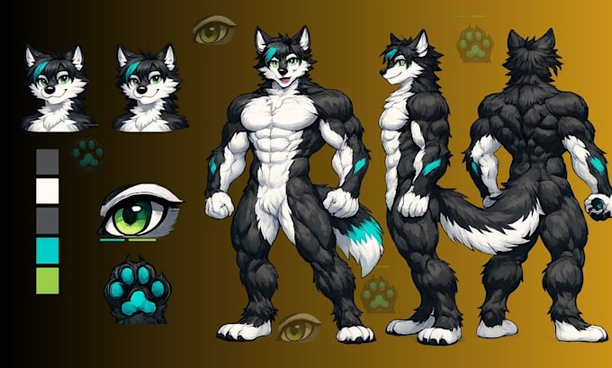 furry reference sheet anthro ref sheet anime ref sheet furry oc pfp