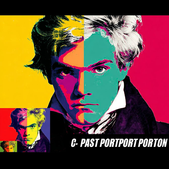 amazing vector pop art style from your photo