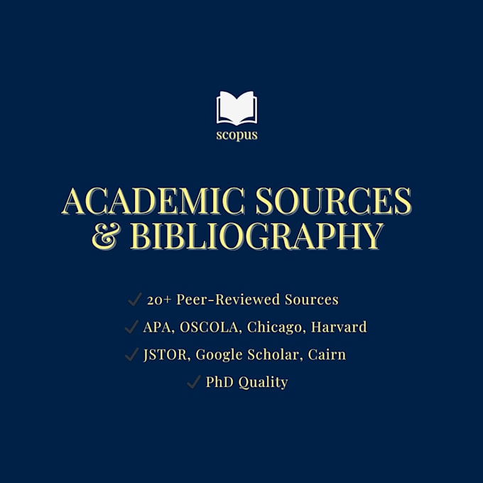 find academic sources and format your bibliography