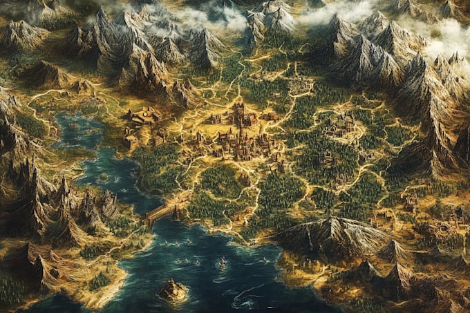 Fantasy Map Use Design your fantasy maps by Athenaeard | Fiverr