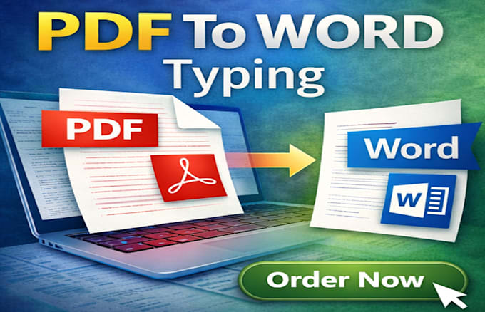 convert PDF to word manually with accurate typing