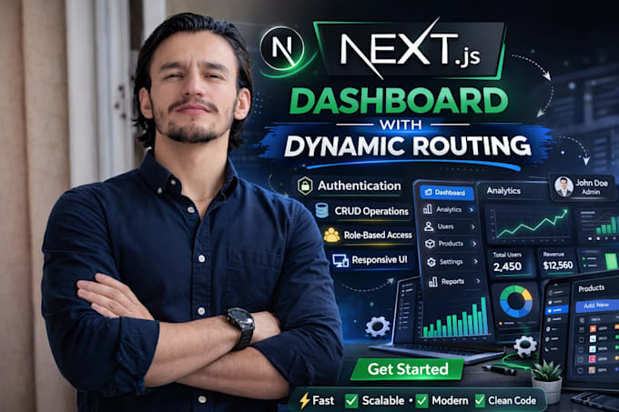 build nextjs dashboard with dynamic routing nested routing