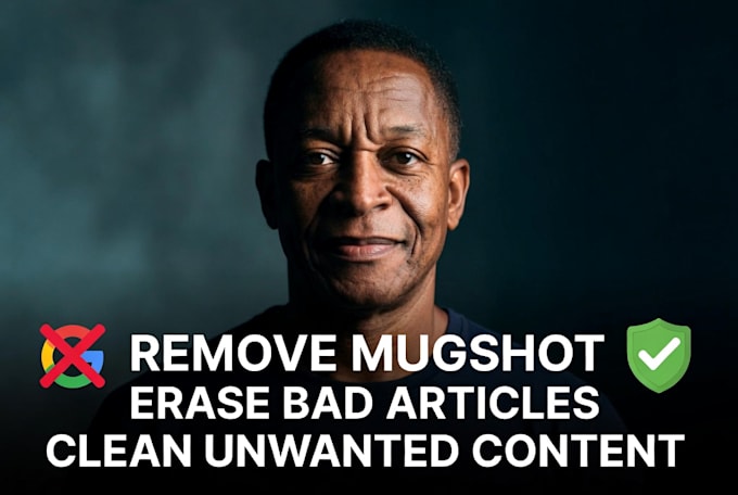 remove mugshot negative link erase bad articles unwanted content on google