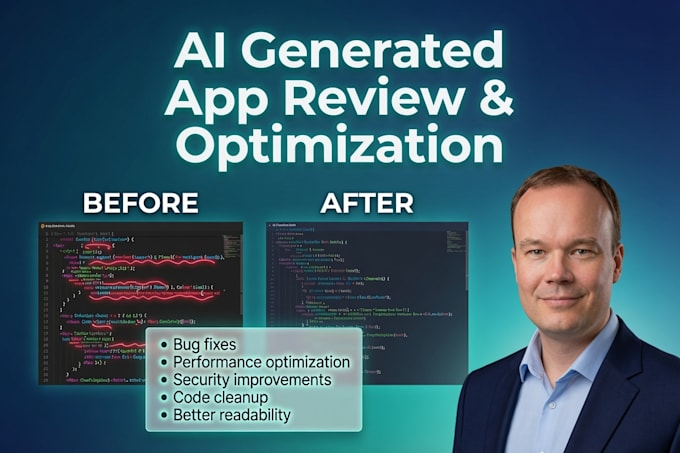 fix bugs and optimize your ai generated website and app