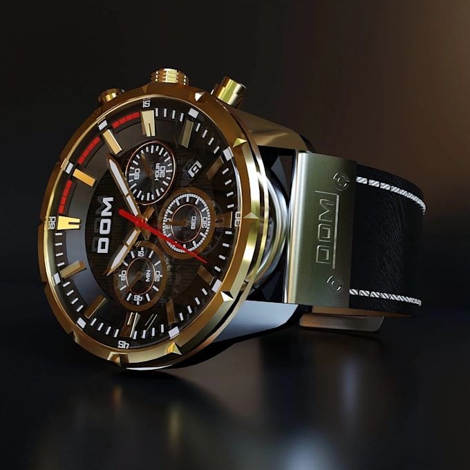do 3d watch model, 3d watch design, and 3d watch rendering