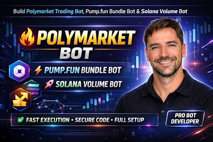 custom polymarket bot, arbitrage volume bot, crypto trading bot, solana bot