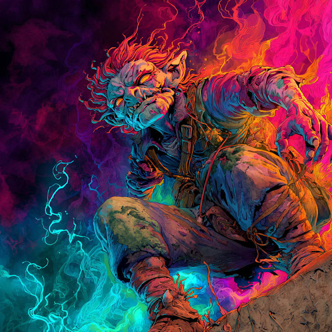 fantasy horror and fantasy horror character