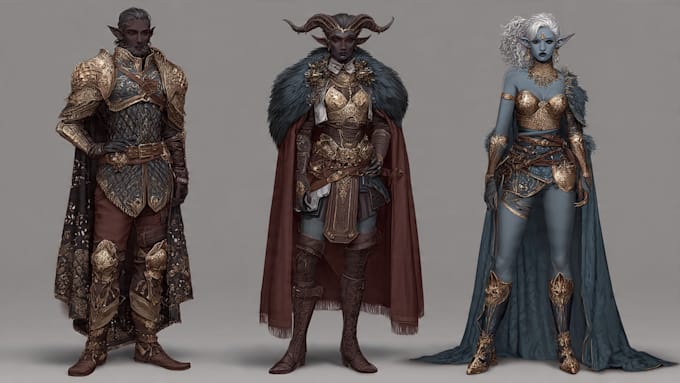 dnd, fantasy character and dnd character