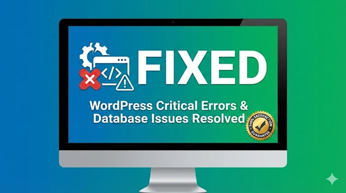 fix wordpress errors critical database bugs