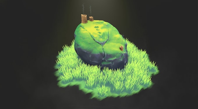create stylized optimized 3d game props for your project