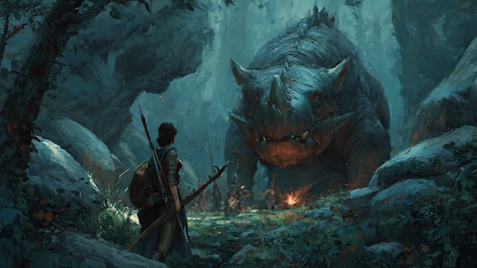 make awesome fantasy illustration