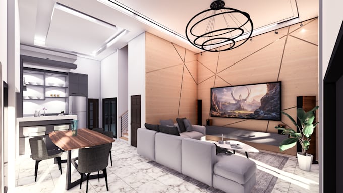 create realistic 3d interior models and photorealistic renders