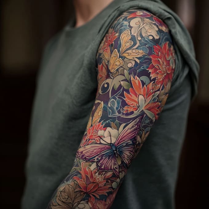 design professional creative tattoo design