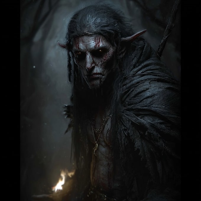 fantasy horror and fantasy horror character