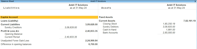 do accurate accounting data entry in tally prime