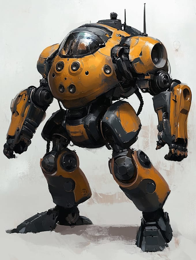 high quality robot, mecha concepts