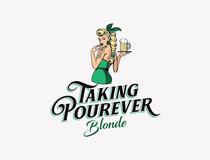 design a creative beer logo for startups