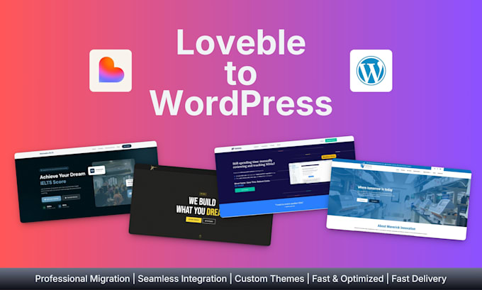 convert lovable ai website to wordpress