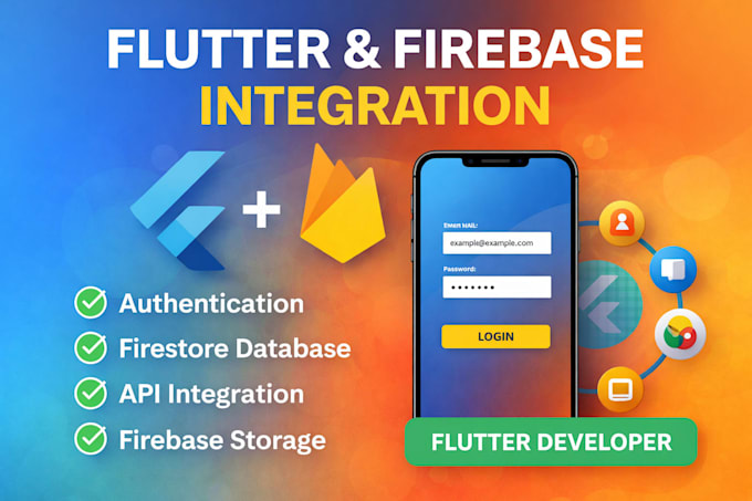 integrate firebase in your flutter app