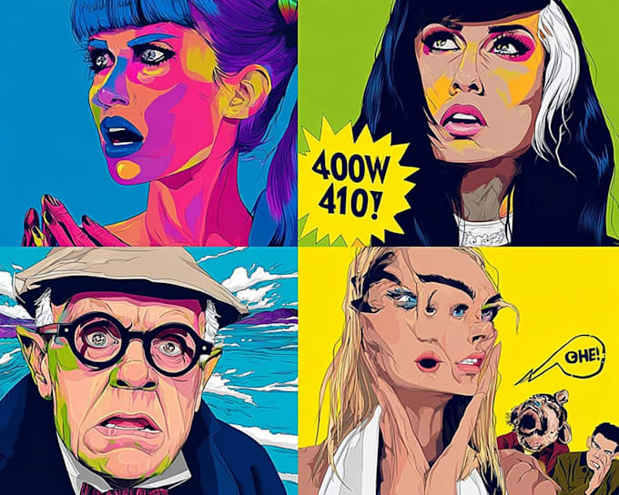 create personalized pop art posters or gifts from your photo