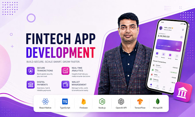 fintech payment mobile app development flutter flutterflow mobile app developer