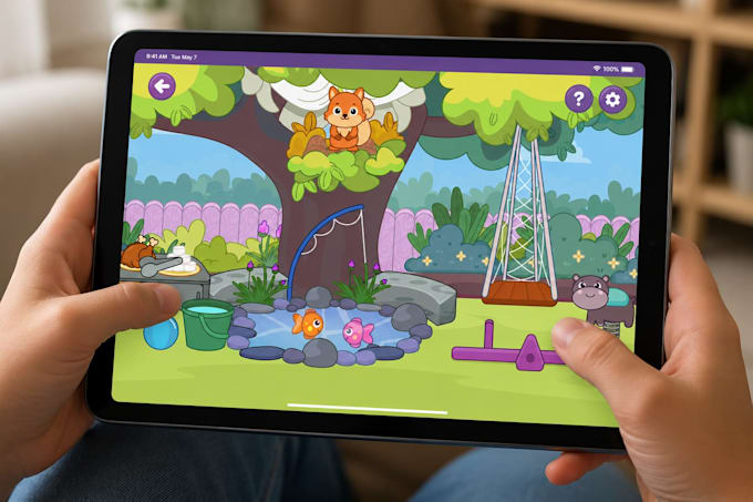 create 2d kids game