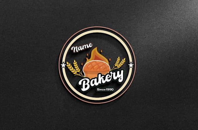 design dessert cookies cake cupcake sweets and bakery logo