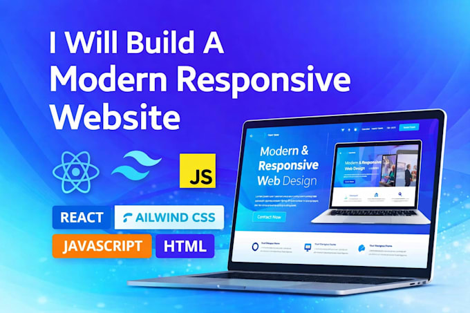 build  react website, frontend developer, website developer